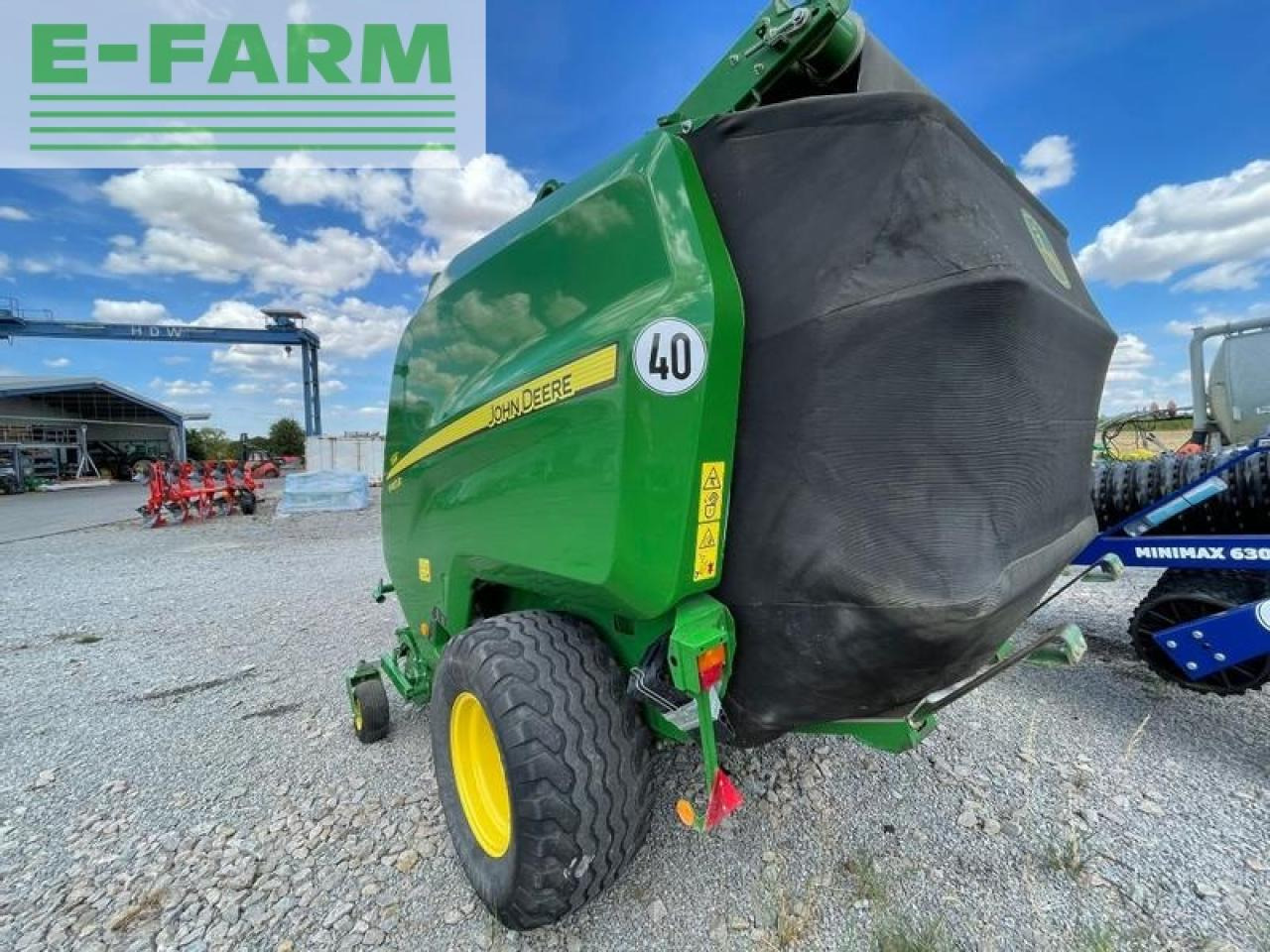 Прес-підбирач тюковий John Deere v461r isobus: фото 16