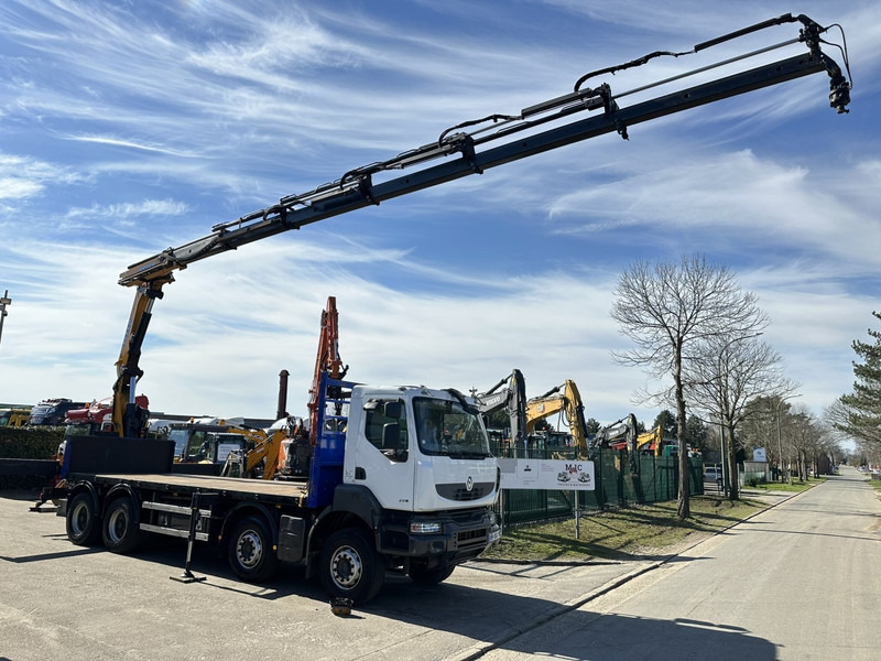 Вантажівка з маніпулятором Renault KERAX 430 DXI 8x4 + KRAAN EFFER 305/6S - 7m20 PLATEAU - 5/6F ROTATOR + RADIO - *363.000km* - BLADVERING / NAAFREDUCTIE - FR TRUCK: фото 3