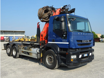 Гаковий мультиліфт вантажівка, Вантажівка з маніпулятором IVECO STRALIS 330: фото 3