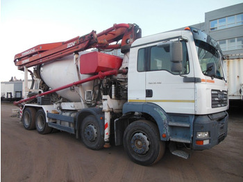 MAN TGA 35.410, 8X4, MIX + PUMPE 24M  в лізинг MAN TGA 35.410, 8X4, MIX + PUMPE 24M: фото 1