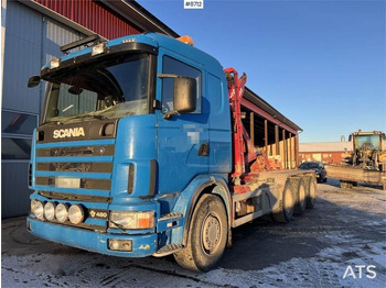 Гаковий мультиліфт вантажівка SCANIA R164