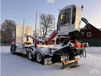 Лісовоз, Вантажівка з маніпулятором Scania R560 Timber Truck with crane: фото 4