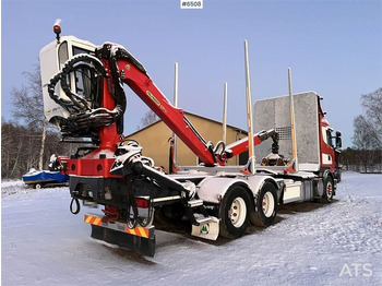 Лісовоз, Вантажівка з маніпулятором Scania R560 Timber Truck with crane: фото 3