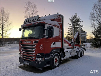 Лісовоз, Вантажівка з маніпулятором Scania R560 Timber Truck with crane: фото 2