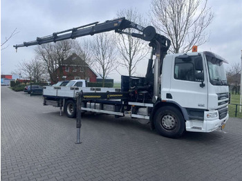 Вантажівка з маніпулятором, Бортова вантажівка/ Платформа DAF CF 75 250 hiab 288 28tm: фото 3