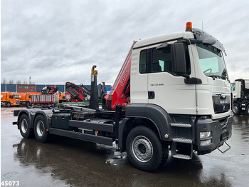 Гаковий мультиліфт вантажівка, Вантажівка з маніпулятором MAN TGS 33.480 6x4 Fassi 15 Tonmeter laadkraan: фото 3