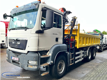 Самоскид вантажівка, Вантажівка з маніпулятором MAN TGS 33.320 6x4 Steel springs, Palfinger PK 23500: фото 3