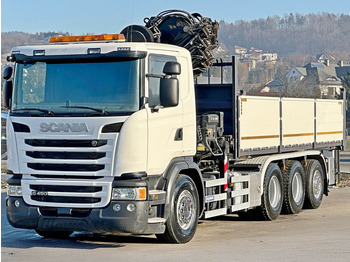 Самоскид вантажівка, Вантажівка з маніпулятором Scania G450 Kipper 6,60m *HIAB 322 EP-5 HIPRO/FUNK *8x4: фото 3