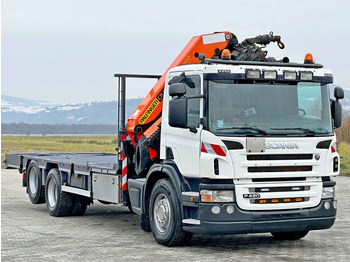 Вантажівка з маніпулятором, Бортова вантажівка/ Платформа Scania P 420* PLATFORM 6,80m * PK 29002+FUNK * TOP: фото 4