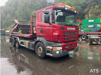 Скіповий навантажувач вантажівка Scania R480: фото 3