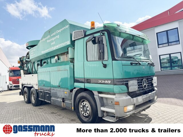 Підмітально-прибиральна машина Mercedes-Benz Actros 3348 6x4, V8, Kroll Saug-/Spülwagen ca.: фото 9