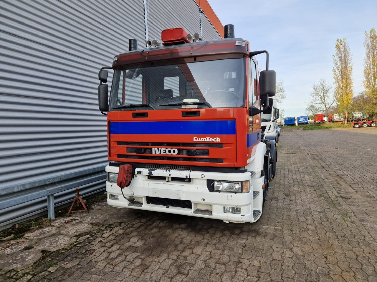 Гаковий мультиліфт вантажівка, Вантажівка з маніпулятором EuroTech 240E38 6x2-4 EuroTech 240E38 6x2-4, Lift-/Lenkachse, Seilwinde, Kran Hiab 100: фото 14