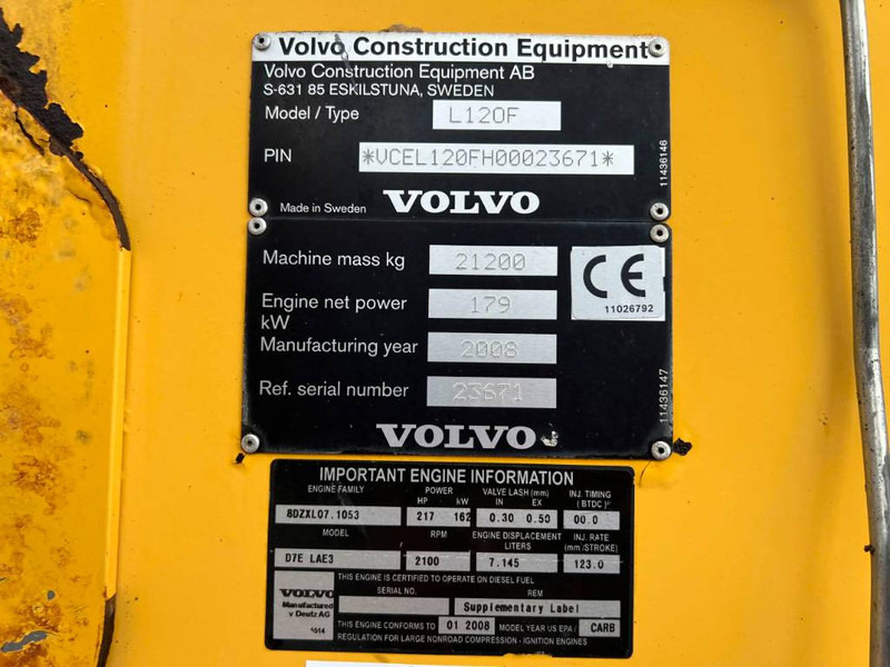 Volvo L120F в лізинг Volvo L120F: фото 7