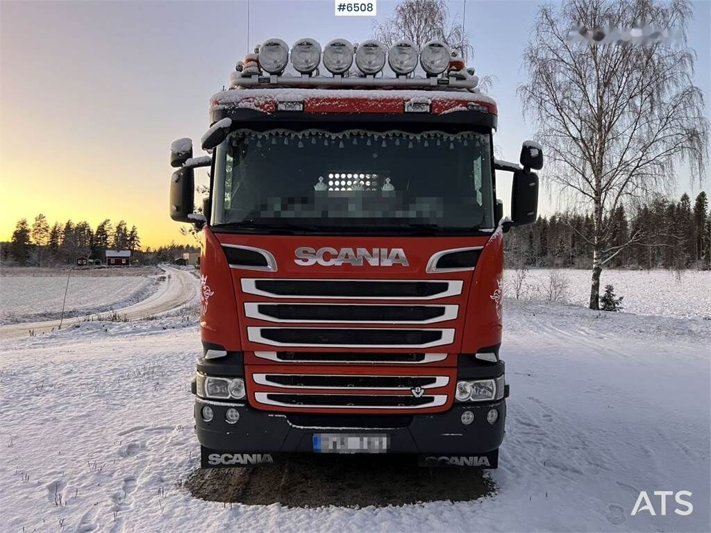 Лісовоз, Вантажівка з маніпулятором Scania R560 Timber Truck with crane: фото 7