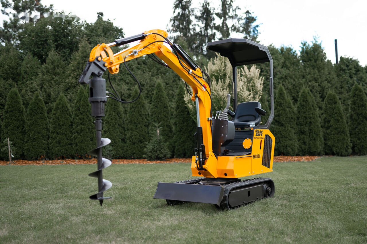 Новий Міні-екскаватор Berger Kraus BK800B Nowa minikoparka Mini excavator: фото 8