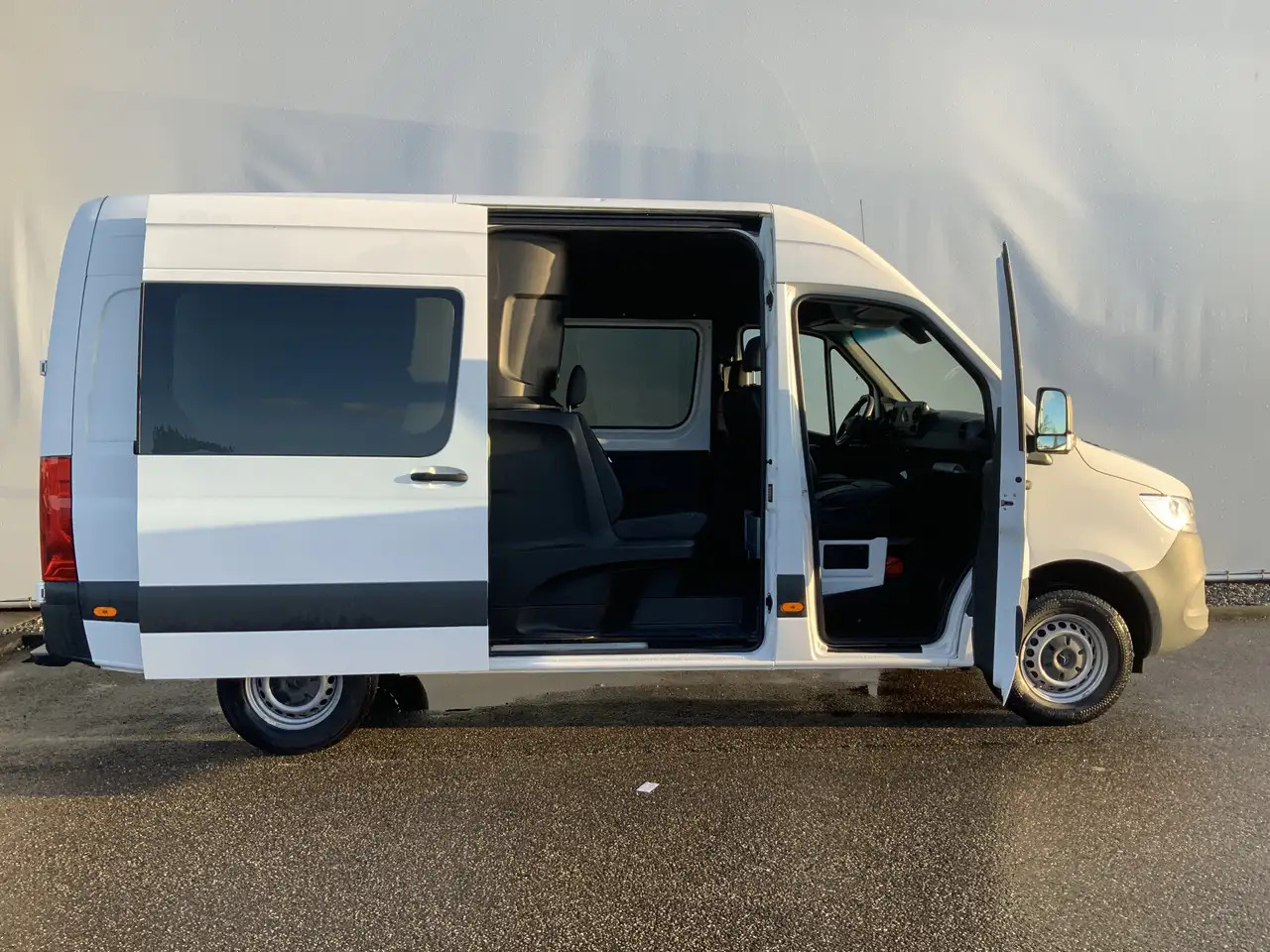 Вантажопасажирський фургон Mercedes-Benz Sprinter 314 2.2 CDI L2H2 Dub Cab Doka 5 Zits Airco Leer Tr: фото 16