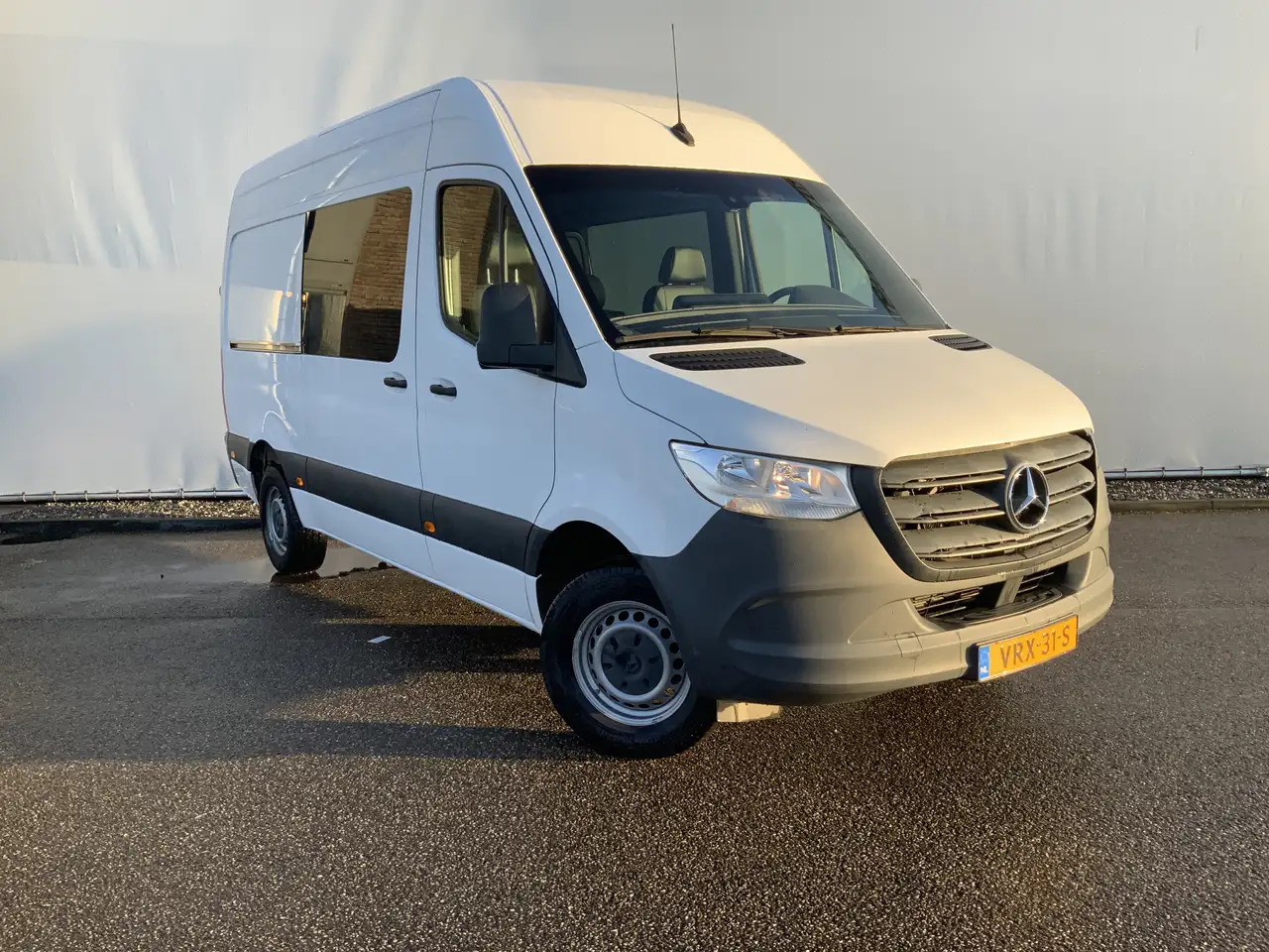 Вантажопасажирський фургон Mercedes-Benz Sprinter 314 2.2 CDI L2H2 Dub Cab Doka 5 Zits Airco Leer Tr: фото 8