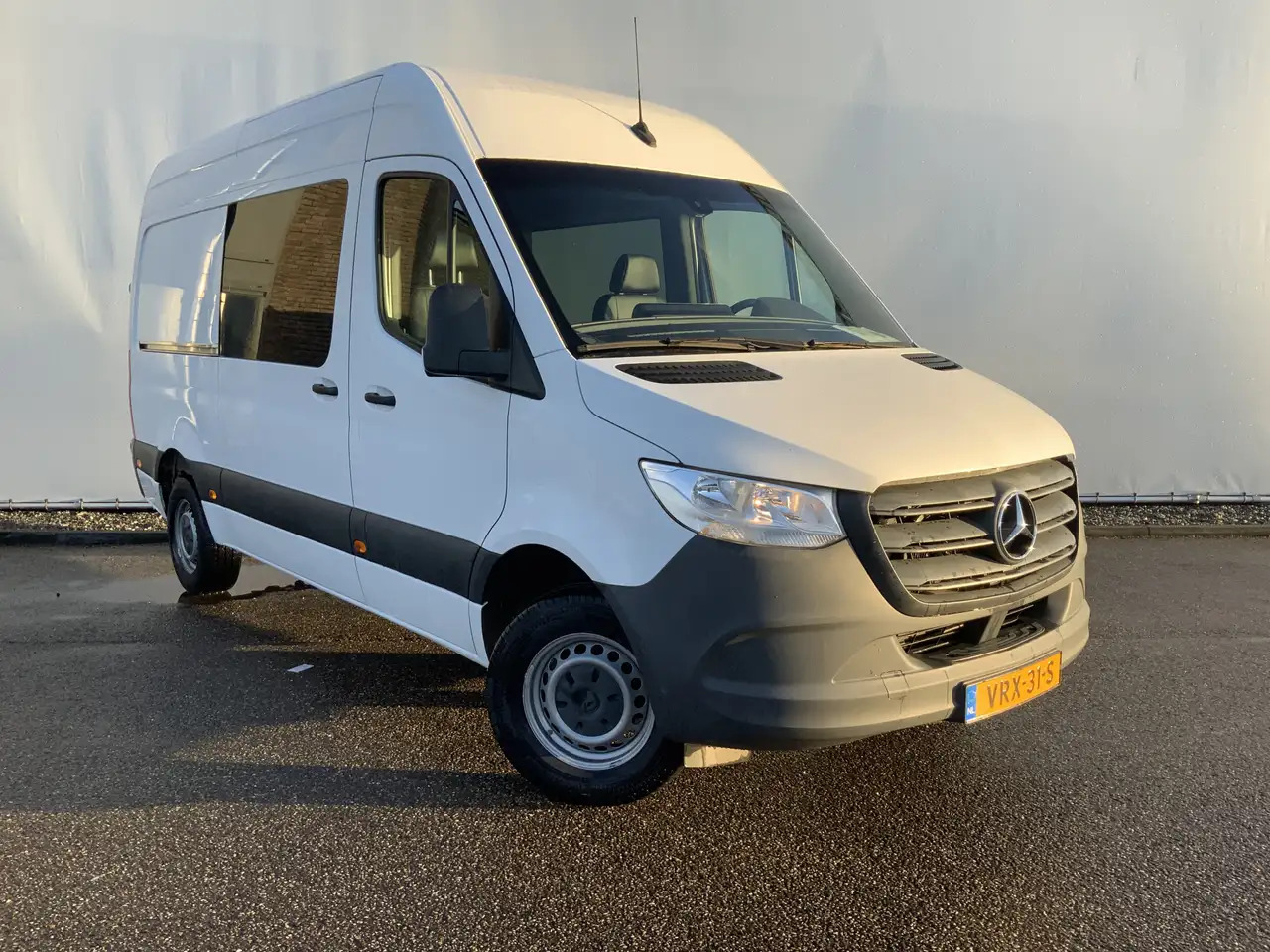 Вантажопасажирський фургон Mercedes-Benz Sprinter 314 2.2 CDI L2H2 Dub Cab Doka 5 Zits Airco Leer Tr: фото 9