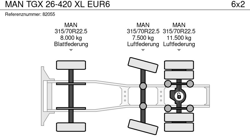 Тягач MAN TGX 26-420 XL EUR6: фото 20