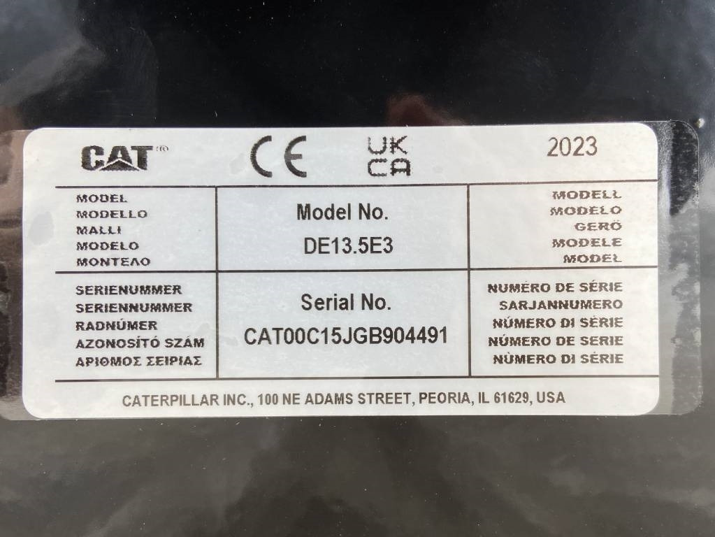 Новий Електричний генератор CAT DE13.5E3 - 13.5 kVA Generator - DPX-18001: фото 19