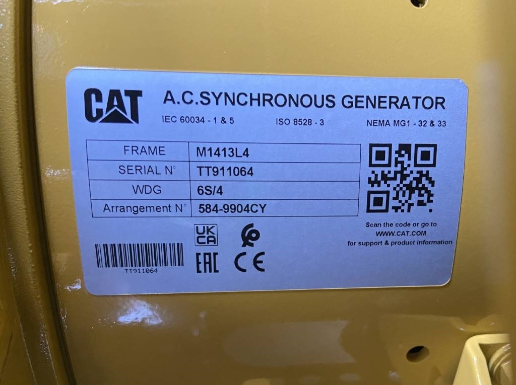 Новий Електричний генератор CAT DE13.5E3 - 13.5 kVA Generator - DPX-18001: фото 17