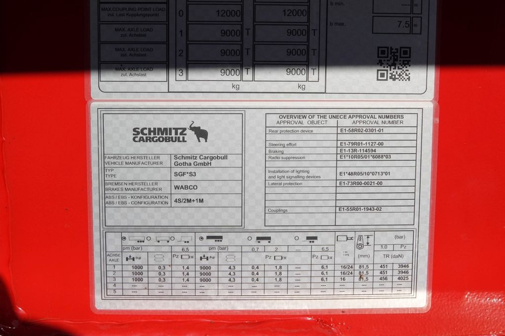 Тентований напівпричіп Schmitz Cargobull WYWROTKA 28 m3 / STALOWA / RYNNA WANNA HP / PLAN: фото 19
