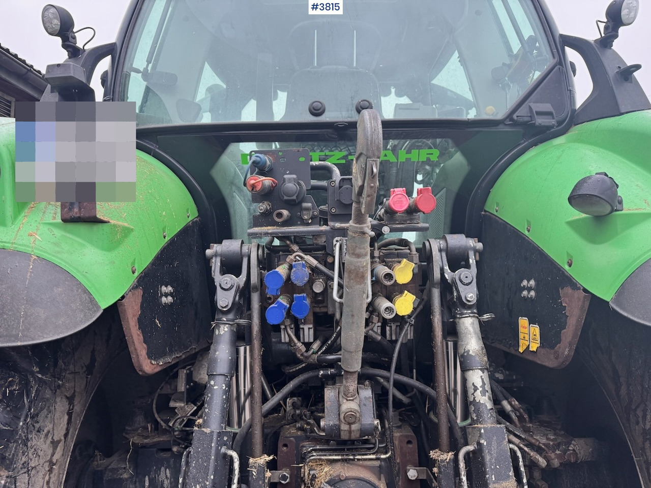 Трактор 2015 Deutz-fahr 6190 Agrotron w/ Front loader, Front PTO and 2 sets of tires.: фото 15