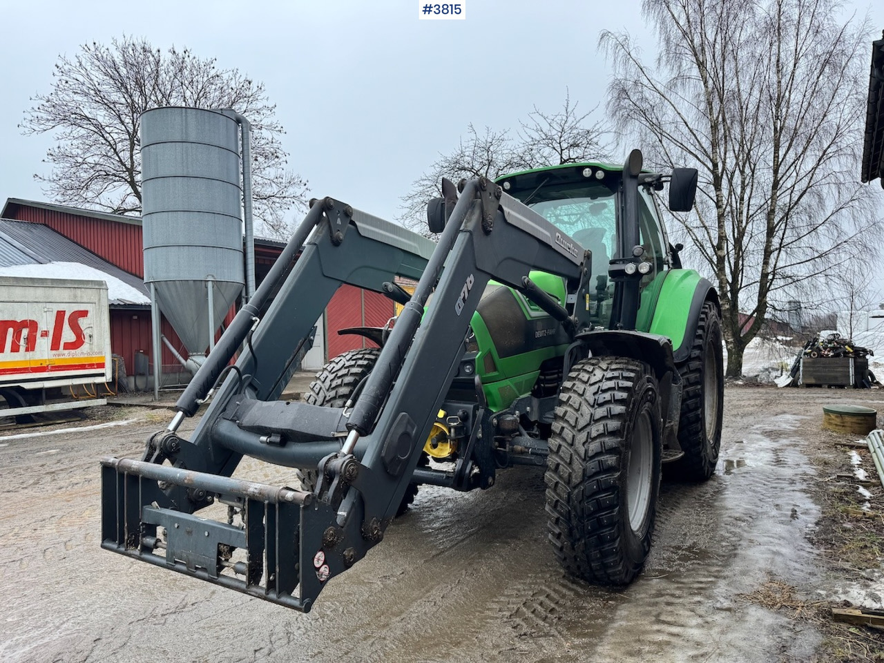 Трактор 2015 Deutz-fahr 6190 Agrotron w/ Front loader, Front PTO and 2 sets of tires.: фото 7