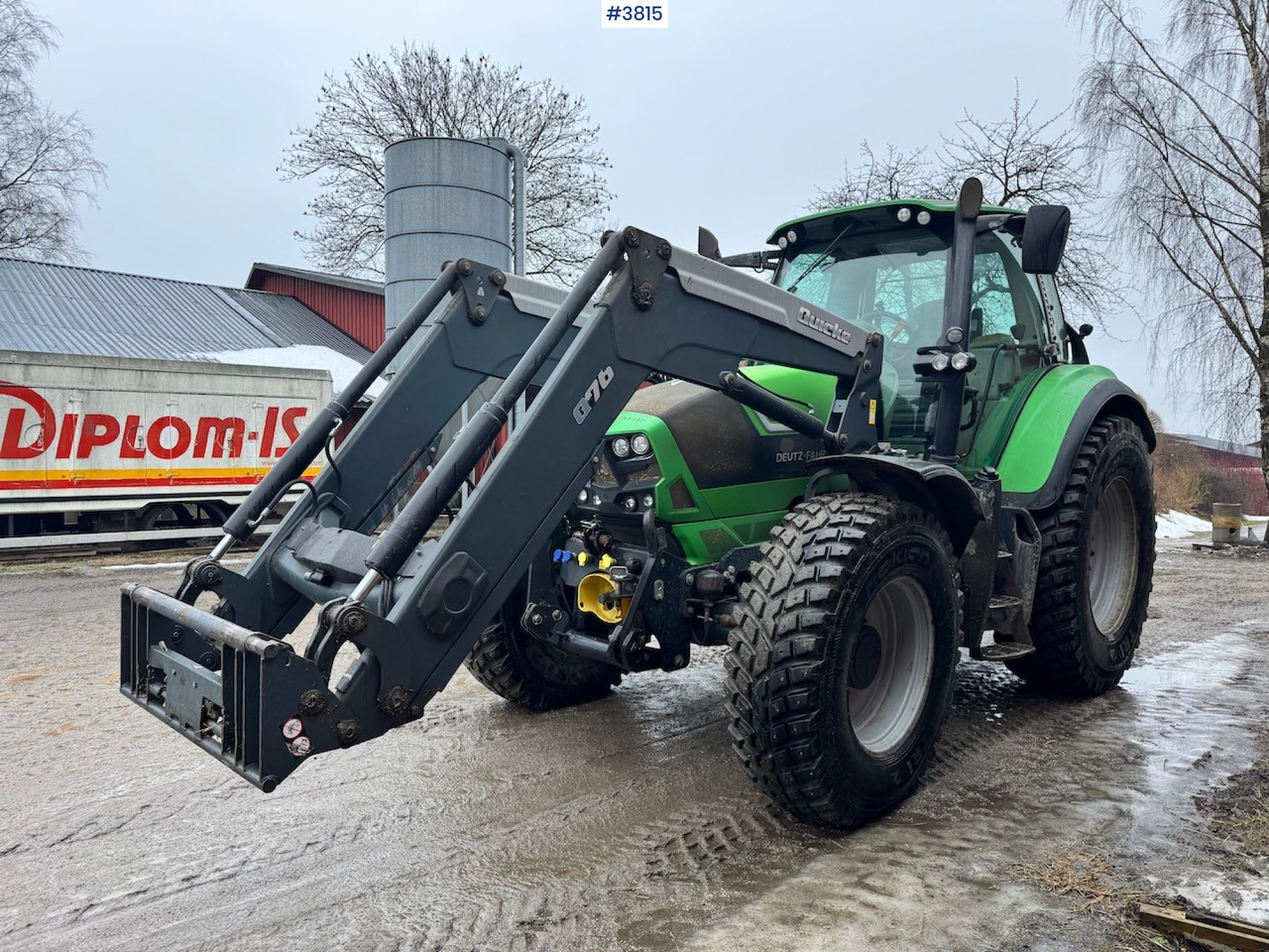 Трактор 2015 Deutz-fahr 6190 Agrotron w/ Front loader, Front PTO and 2 sets of tires.: фото 6