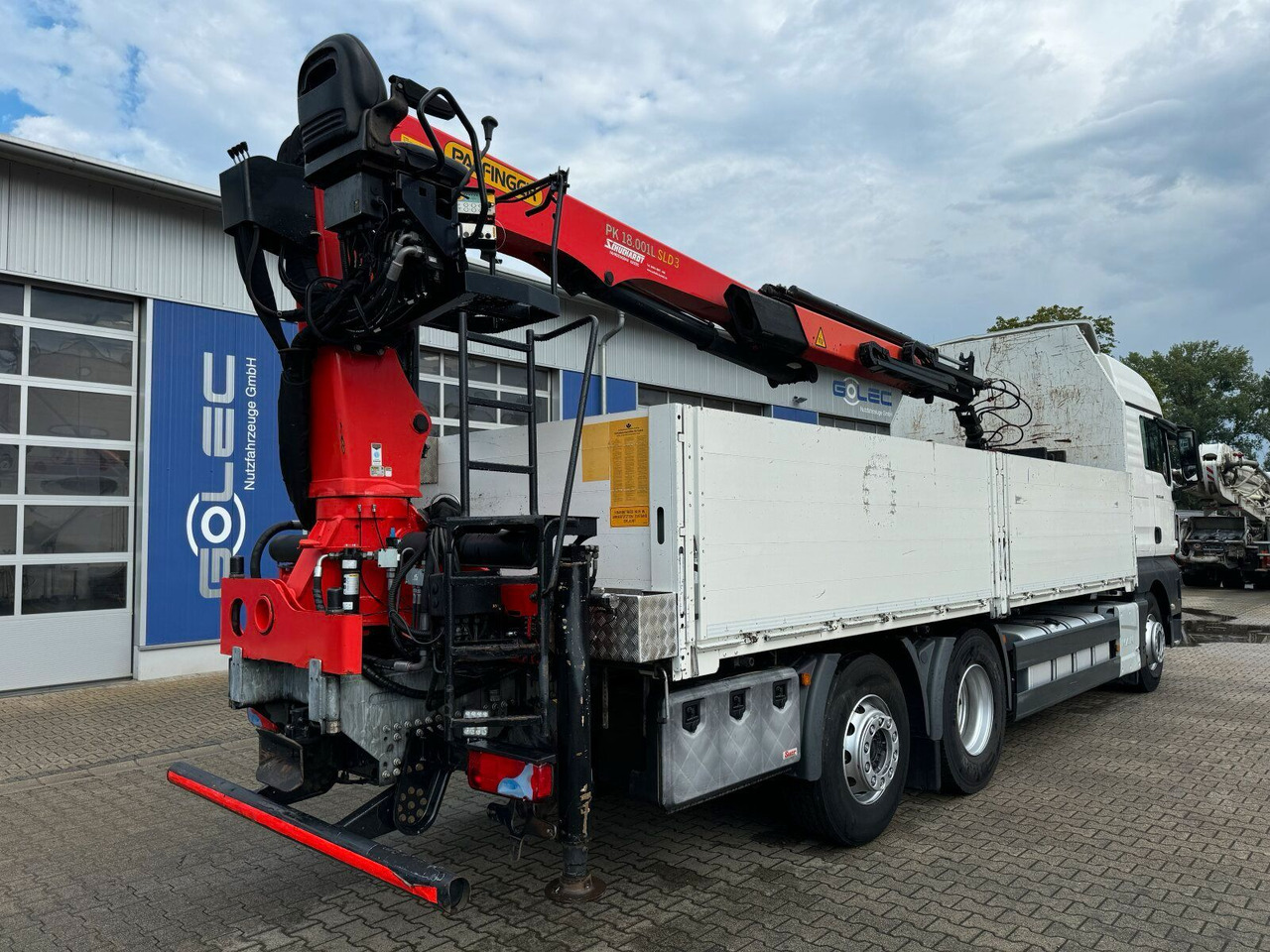 Бортова вантажівка/ Платформа, Вантажівка з маніпулятором MAN TGX 26.460 6×2, Palfinger Crane PK 18001L: фото 7