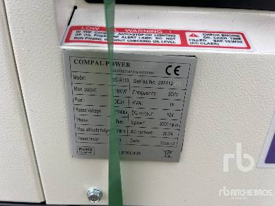 Новий Електричний генератор COMPAL VG-R110 10 kW / 11 KVA (Unused): фото 10