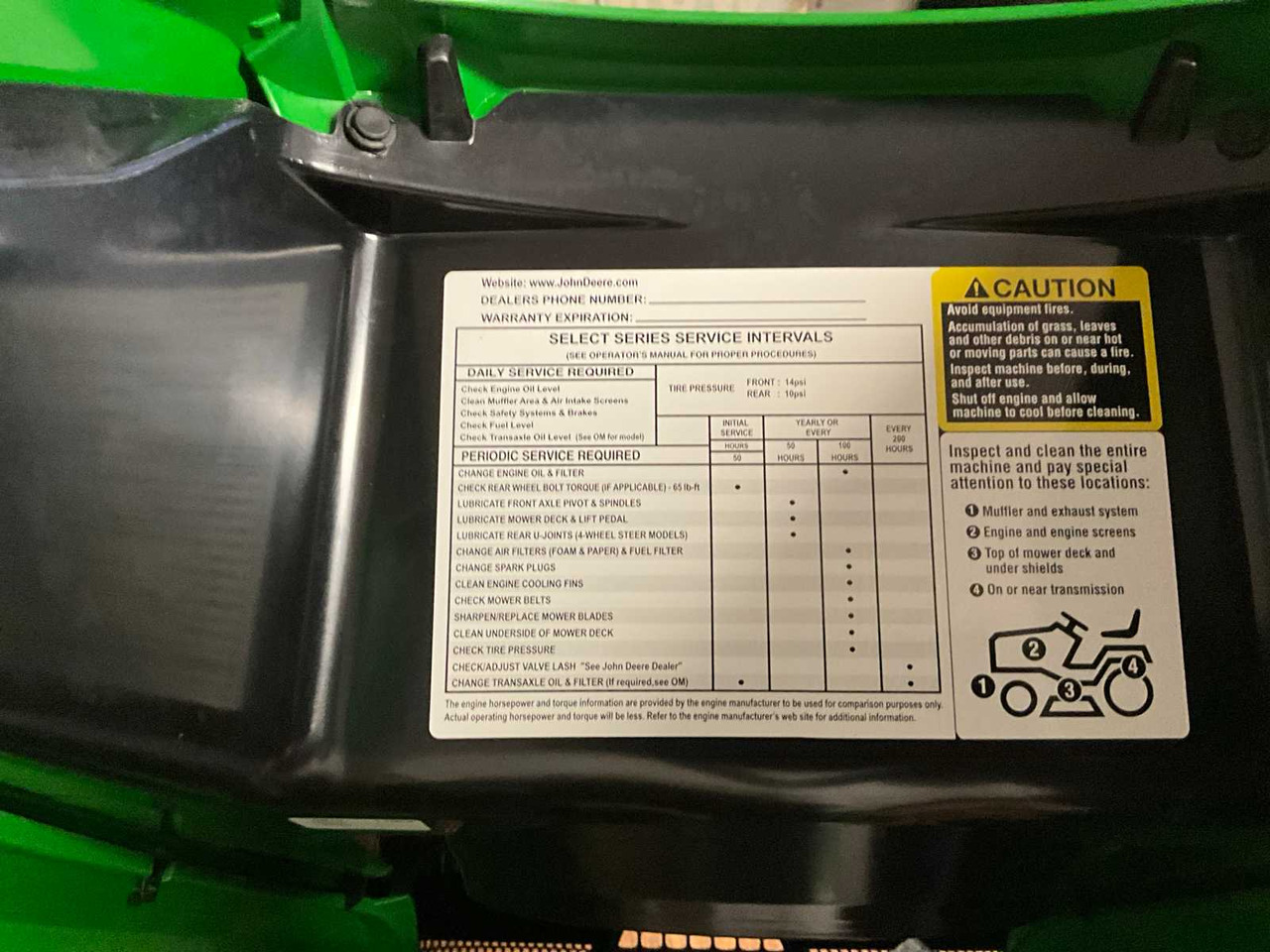 Газонокосарка John Deere X350R: фото 16