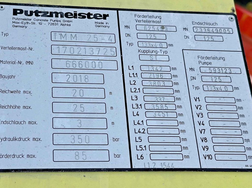 MAN TGS 35.460 * Betonpumpe 25 m * 8x4  в лізинг MAN TGS 35.460 * Betonpumpe 25 m * 8x4: фото 11