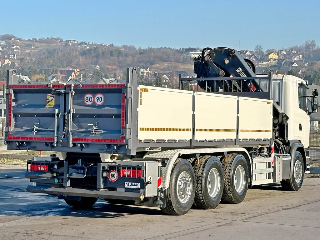 Самоскид вантажівка, Вантажівка з маніпулятором Scania G450 Kipper 6,60m *HIAB 322 EP-5 HIPRO/FUNK *8x4: фото 7