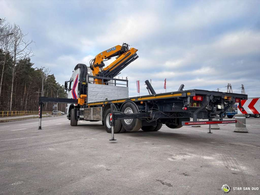 Вантажівка з маніпулятором, Бортова вантажівка/ Платформа Volvo  FH 16 520 6x2 EFFER 370 Winch Crane Kran: фото 20