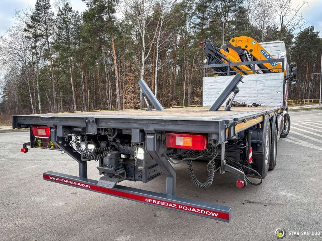 Вантажівка з маніпулятором, Бортова вантажівка/ Платформа Volvo  FH 16 520 6x2 EFFER 370 Winch Crane Kran: фото 10