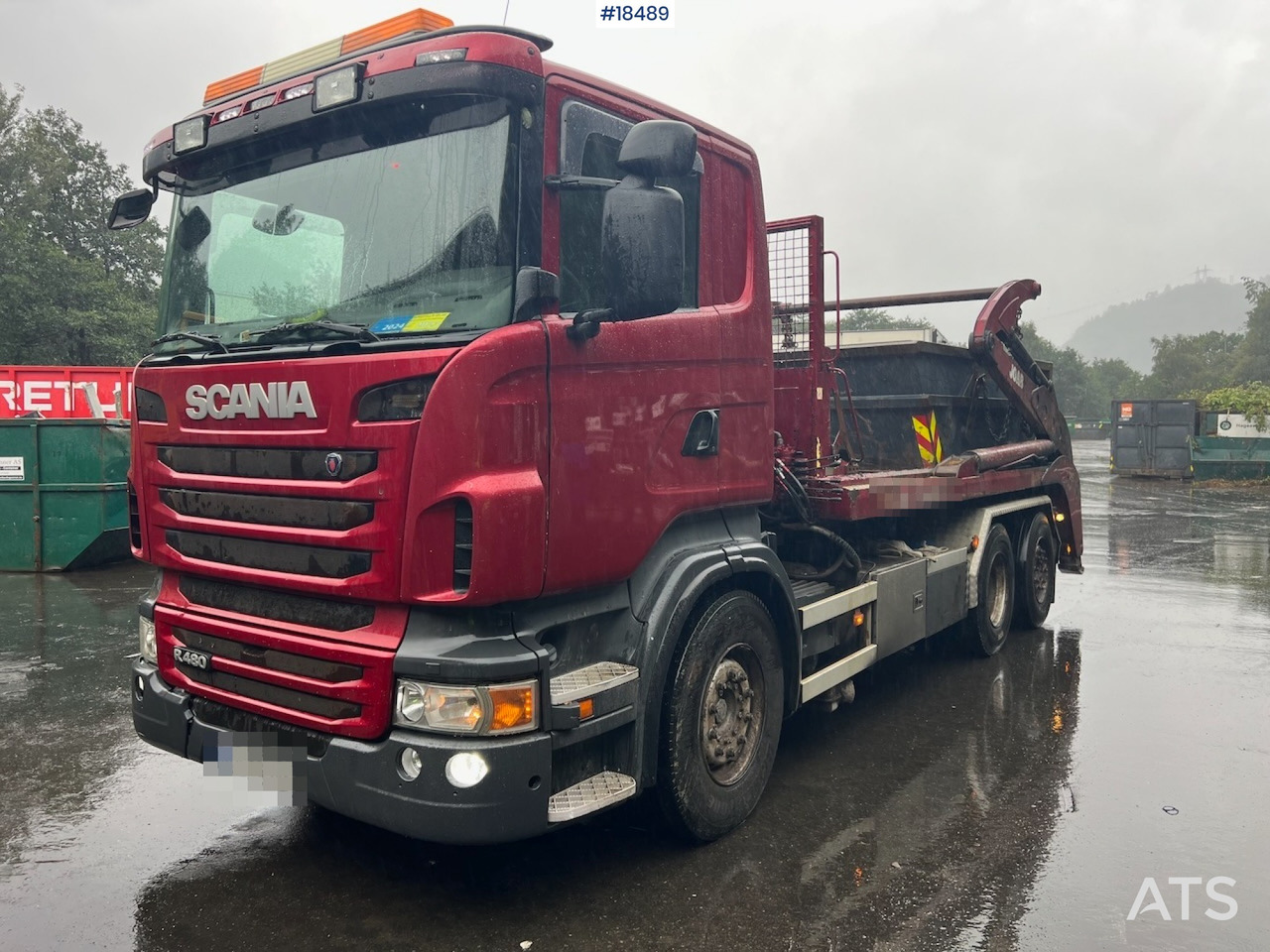 Скіповий навантажувач вантажівка Scania R480: фото 13