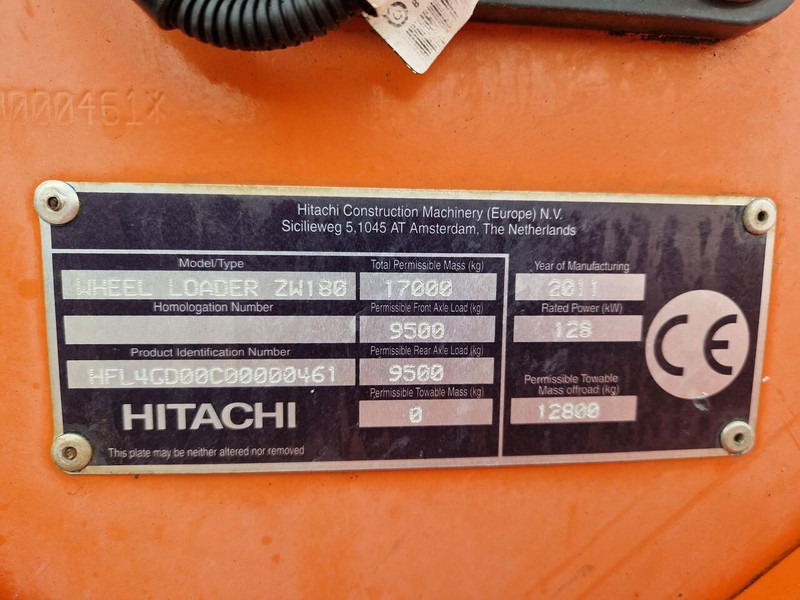 Hitachi ZW 180 в лізинг Hitachi ZW 180: фото 16