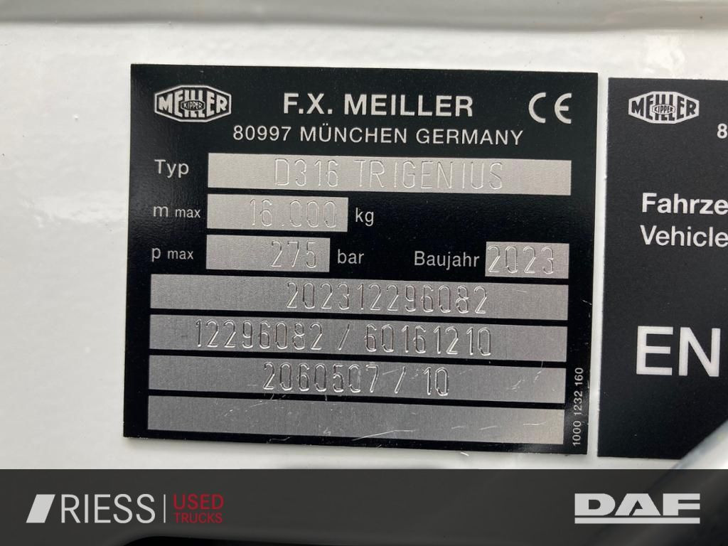 Новий Самоскид вантажівка DAF XFc 480 FAT 6x4 Intarder Bordmatik Trigenius: фото 10